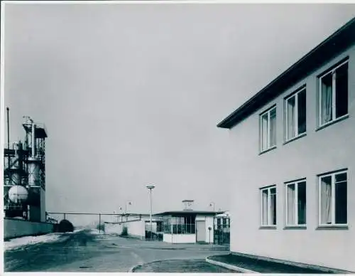 Foto Hamburg, Fotograf Hans Ernst Müller, Shell Hamburg, Fabrikgelände