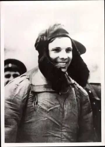 Foto Sowjetische Raumfahrt, Kosmonaut Juri Alexejewitsch Gagarin