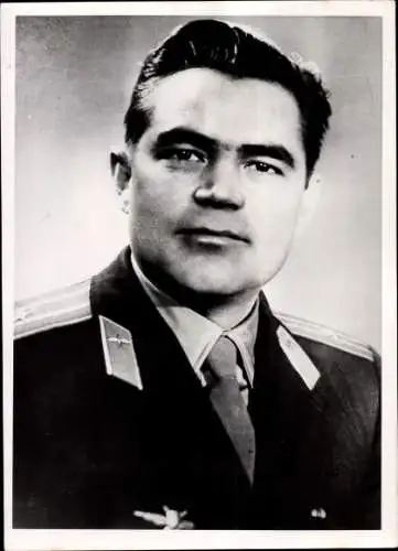 Foto Sowjetische Raumfahrt, Kosmonaut Major Andrijan Nikolajew, August 1962