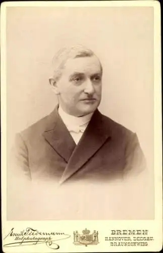 Kabinett Foto Portrait eines Mannes