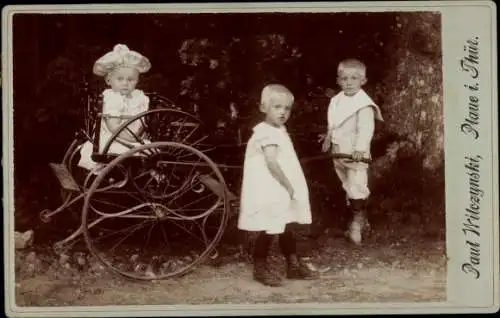 Kabinett Foto Plaue in Thüringen, Kinder und Kleinkind