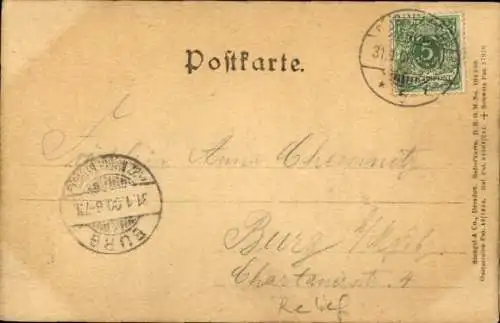 Relief Ak Düsseldorf am Rhein, Maximilianskirche