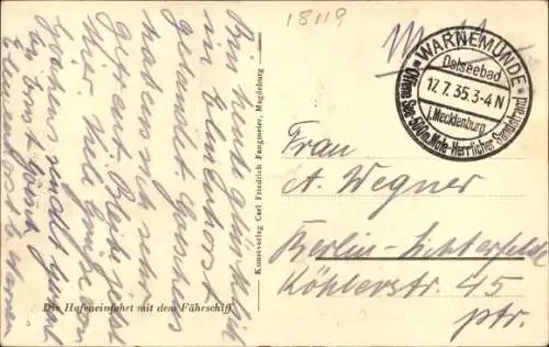 Ak Ostseebad Warnemünde Rostock, Signalturm auf der Mole