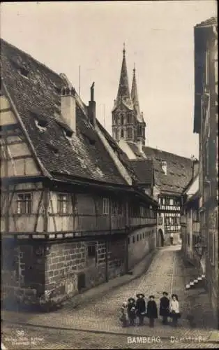 Ak Bamberg in Oberfranken, Domstraße