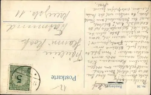 Ak Bamberg in Oberfranken, Domstraße