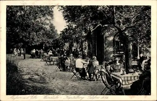 Ak Meißen in Sachsen, Weinstube, Kapitelberg, Terrasse