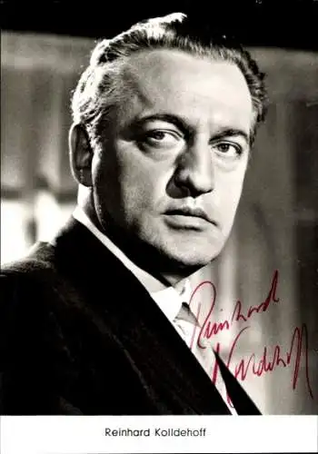 Ak Schauspieler Reinhard Kolldehoff, Portrait, Autogramm