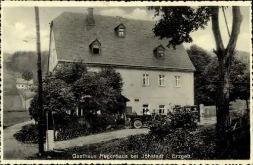 Ak Jöhstadt im Erzgebirge Sachsen, Gasthaus Hegerhaus