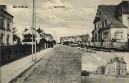 Ak Eibenstock im Erzgebirge Sachsen, Nordstraße