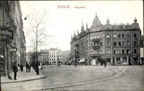 Ak Gera in Thüringen, Rossplatz