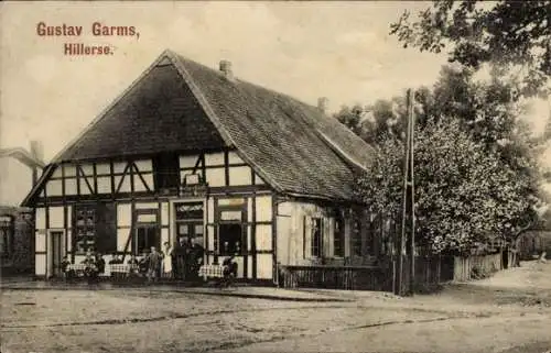 Ak Hillerse im Kreis Gifhorn, Gasthaus von Gustav Garms