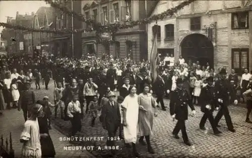 Foto Ak Neustadt am Rübenberge, Schützenfest 1924, Festumzug