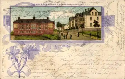 Litho Mittweida in Sachsen, Schulstraße