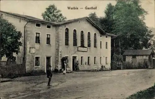 Ak Wurbis Crostau Schirgiswalde Kirschau in Sachsen, Gasthof