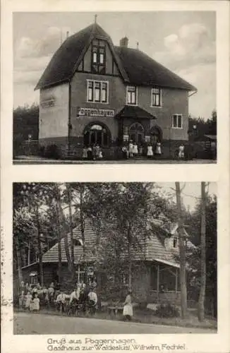 Ak Poggenhagen Neustadt am Rübenberge; Gasthaus zur Waldeslust