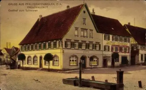 Ak Pfalzgrafenweiler im Schwarzwald Württemberg, Gasthof zum Schwanen