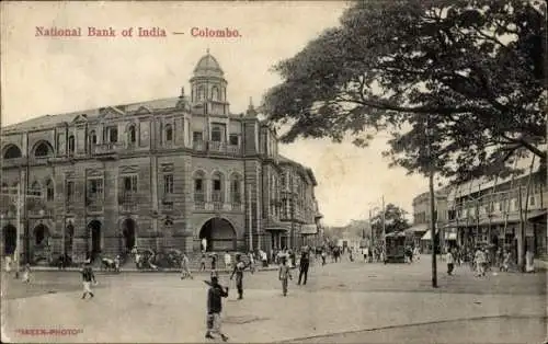 Ak Colombo Ceylon Sri Lanka, Nationalbank von Indien