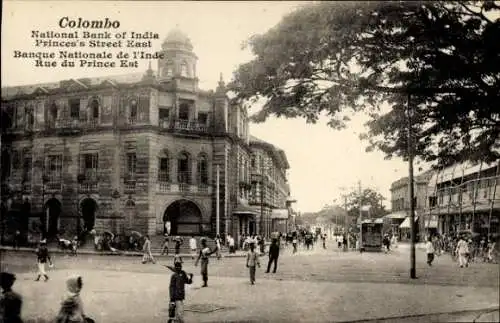 Ak Colombo Ceylon Sri Lanka, Nationalbank von Indien