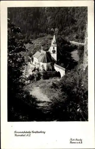 Ak Senftenberg im Kremstal Niederösterreich, Kirche, Luftbild