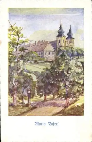 Künstler Ak Rudolf, Maria Taferl in Niederösterreich, Kirche
