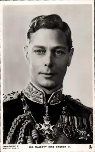 Ak König Georg VI. von England