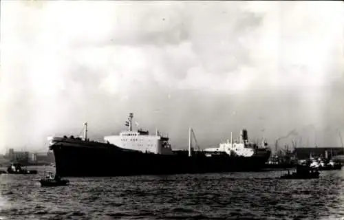 Ak Frachtschiff TSS W. Alton Jones, Maasvliet Scheepvaart Mij., Phs. Van Ommeren NV