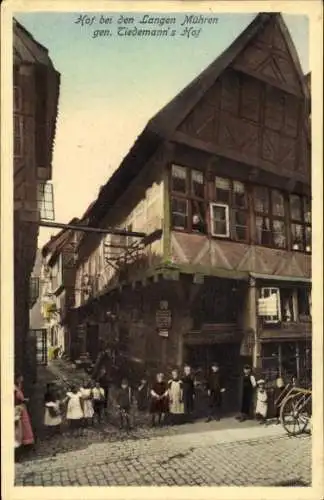 Ak Hamburg Altstadt, Schmiedehof Lange Mühren 69, Tiedemanns Hof