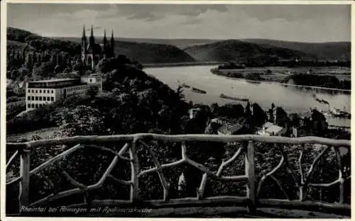 Ak Remagen am Rhein, Apollinariskirche, Panorama