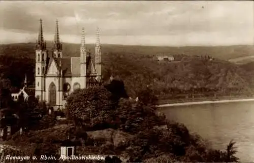 Ak Remagen am Rhein, Apollinariskirche