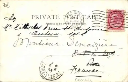 Ak Quebec Kanada, Die Zitadelle