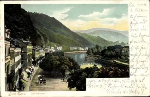 Ak Bad Ems an der Lahn, Lahnstraße