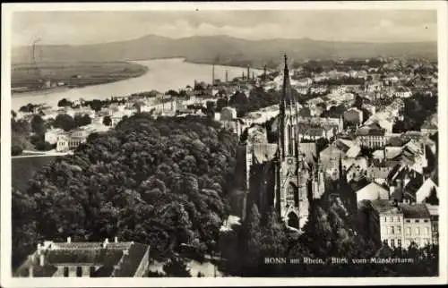 Ak Bonn am Rhein, Blick vom Münsterturm