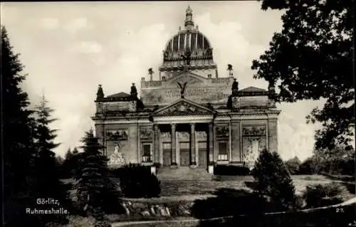 Ak Görlitz Lausitz, Ruhmeshalle