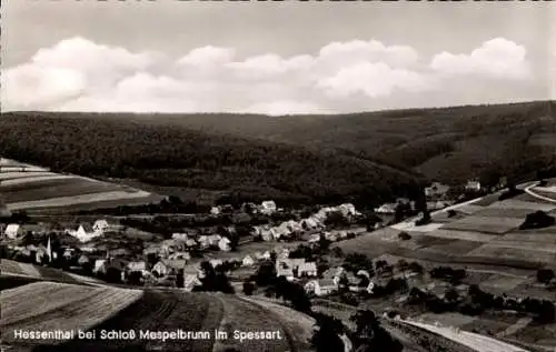 Ak Hessenthal Mespelbrunn Spessart, Panorama