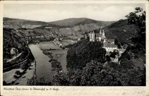 Ak Obernhof an der Lahn, Kloster Arnstein, Panorama