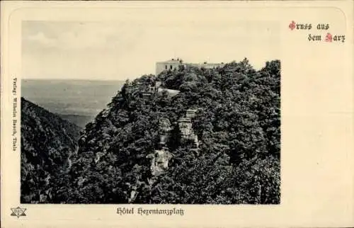 Ak Thale im Harz, Hexentanzplatz, Hotel