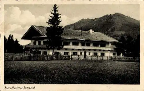 Ak Brunnhof Josefstal Schliersee, Jugendherberge Josefstal