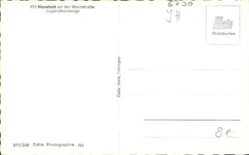 Ak Neustadt an der Weinstraße, Jugendherberge