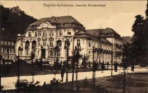 Ak Teplice Šanov Teplitz Schönau Region Aussig, Kaiserin-Elisabethbad