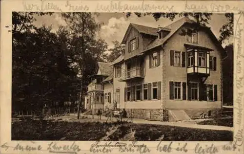 Ak Sandplacken Oberursel im Taunus Hessen, Waldwirtschaft, Außenansicht