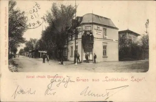 Ak Lockstedt in Holstein, Lockstedter Lager, Hotel Stadt Hamburg