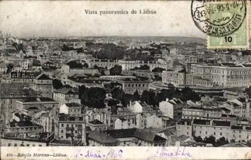 Ak Lisboa Lissabon Portugal, Panorama