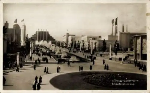 Ak Brüssel, Weltausstellung 1935, Allée du Centenaire