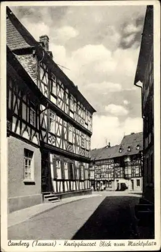 Ak Bad Camberg im Taunus, Blick zum Marktplatz