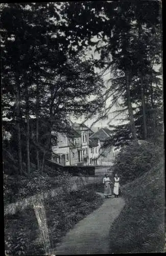 Ak Bad Camberg im Taunus, Partie im Stadtpark