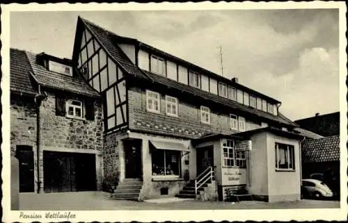 Ak Marienhagen Vöhl Hessen, Gasthaus und Pension Wettlaufer