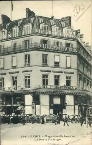 Ak Paris I., Magasins du Louvre, La Porte Marengo