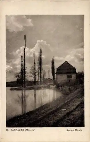 Ak Saaralben Sarralbe Lothringen Mosel, Alte Mühle