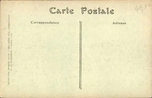 Ak Compiègne Oise, nach der Bombardierung, Rue de la Corne-de-Cerf, Kriegszerstörungen