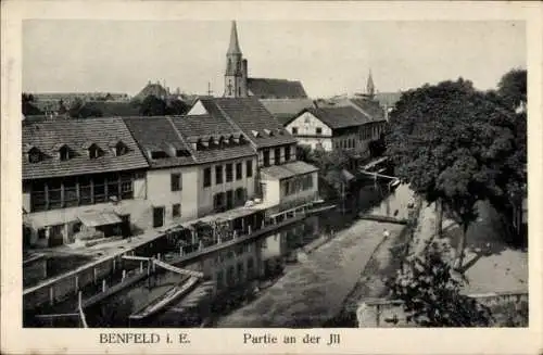 Ak Benfeld Elsass Bas Rhin, Illpartie